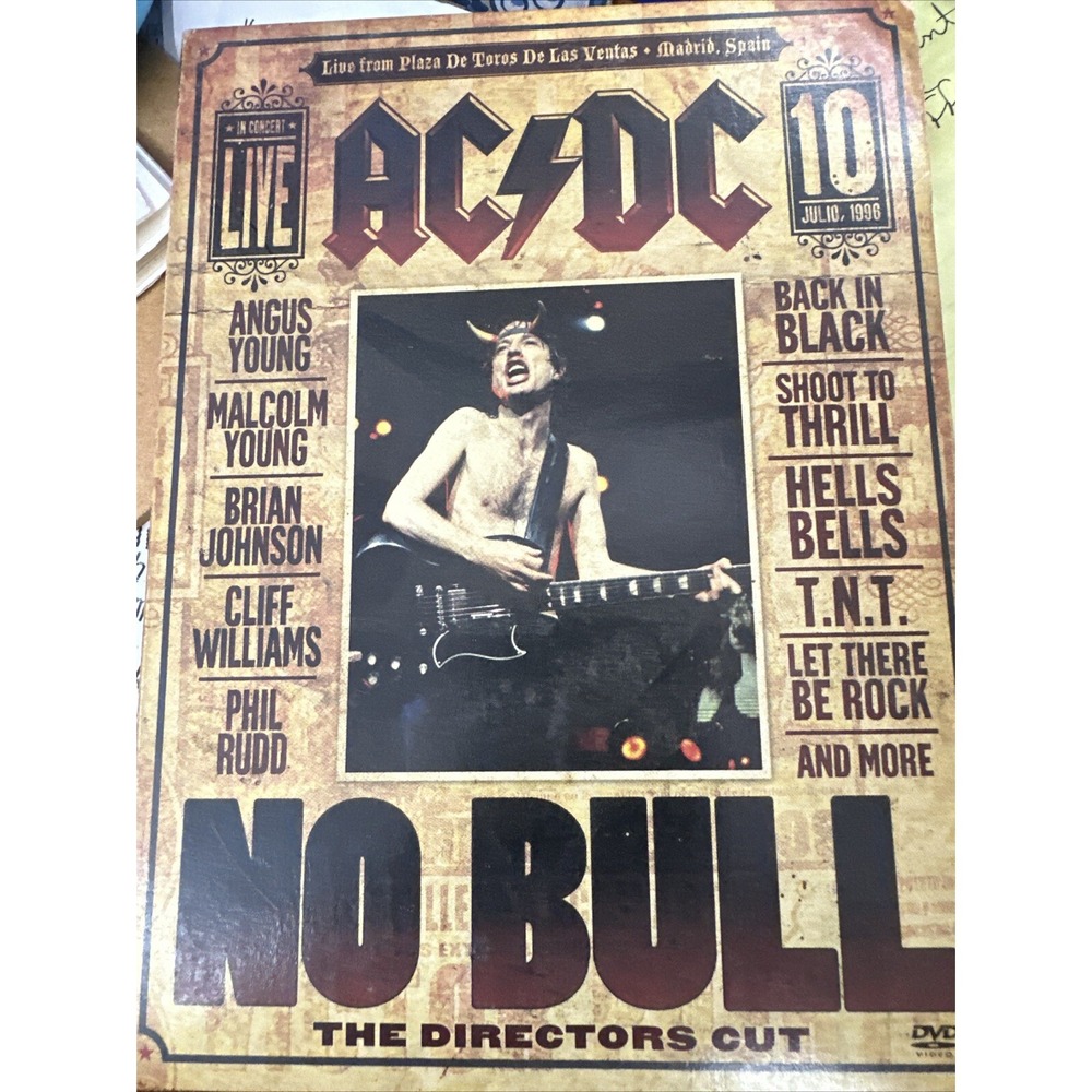 AC/DC No Bull‎ The Directors Cut [DVD New and Sealed]